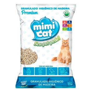 GRANULADO DE MADEIRA MIMI CAT 15KG