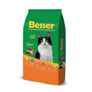 RAÇÃO SECA BESSER PARA GATOS NATURAL CASTRADOS 20KG