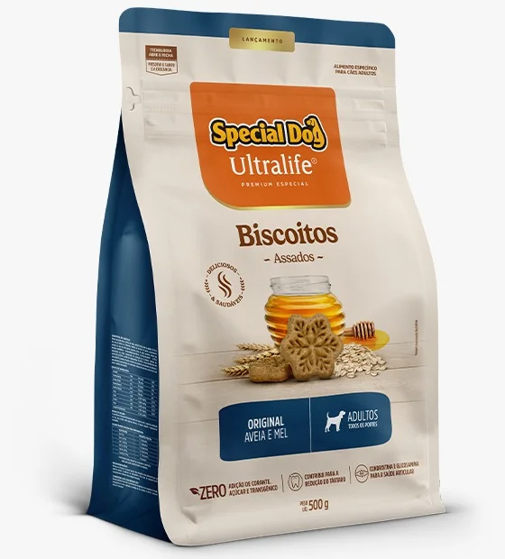 SPECIAL DOG ULTRALIFE BISCOITOS ADULTOS ORIGINAL 500g