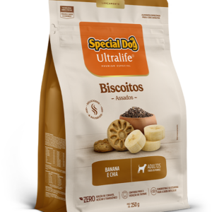 Biscoito Special Dog Ultralife Adulto Banana e Chia 250g