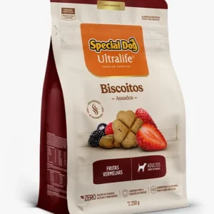 BISCOITOS SPECIAL DOG ULTRALIFE ADULTOS FRUTAS VERMELHAS 250g